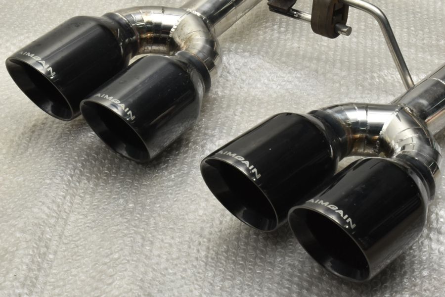 AIMGAIN マフラー カスタム用に】エイムゲイン タイプI エアロ専用 ブラック