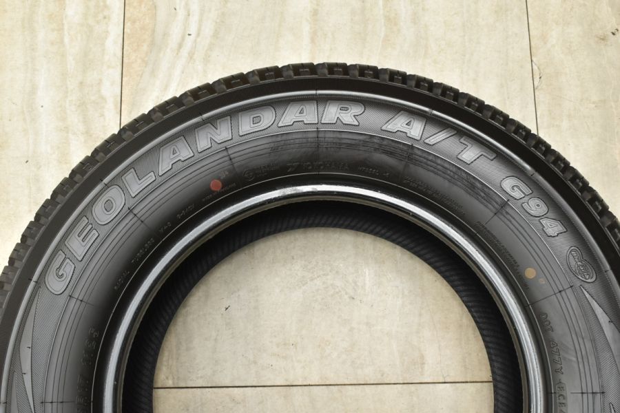新車外し バリ溝】ヨコハマ ジオランダー A/T G94 265/65R17