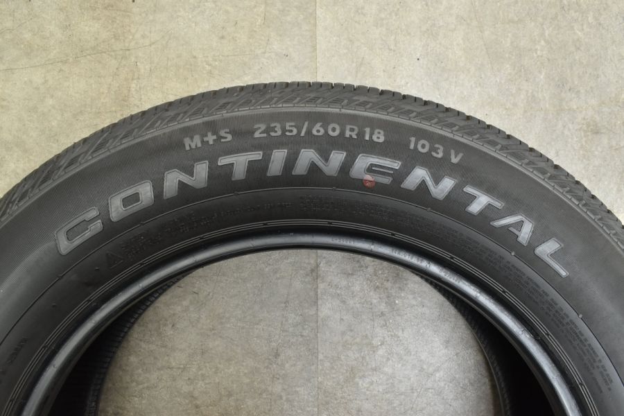 新車外し 超バリ溝】コンチネンタル クロスコンタクト LX SPORT SSR 235/60R18 アルファロメオ承認 AR ステルヴィオ GLC  XC60 Q5 CX-60 中古 タイヤのみ | パーツ販売ナンバーワン