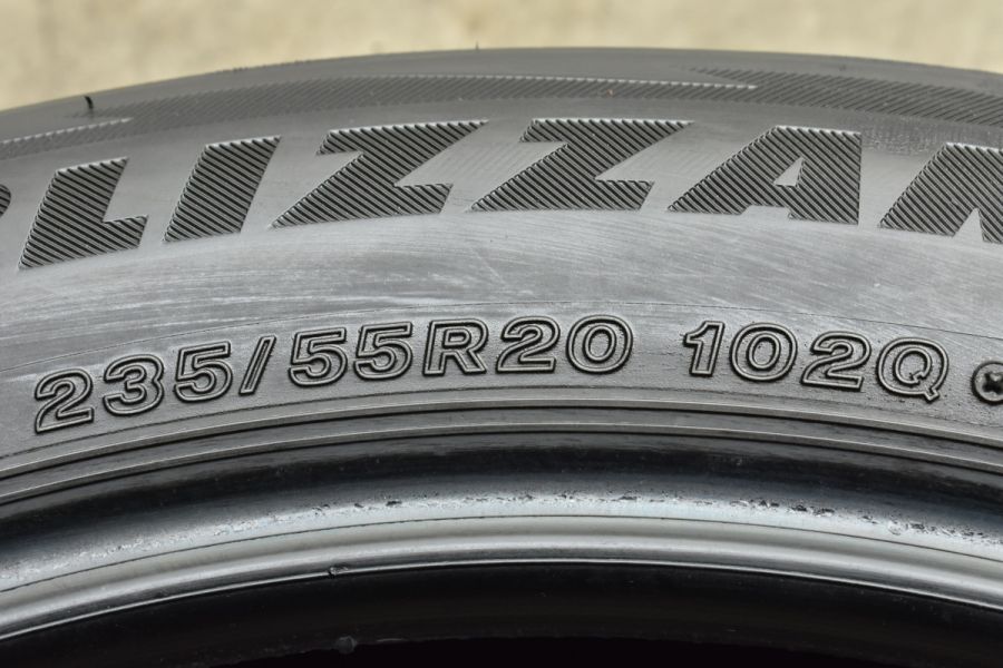 ブリヂストン ブリザック DM-V2 235/55R20 4本セット レクサス RX ニッサン ムラーノ スタッドレス 交換用 中古  スタッドレスタイヤのみ | パーツ販売ナンバーワン