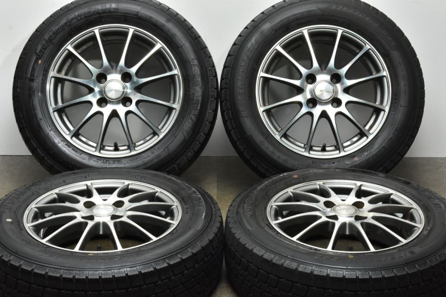 良好品】エコフォルム 14in 5.5J +46 PCD100 グッドイヤー