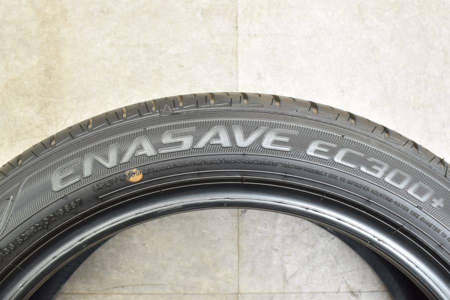 【新車外し バリ溝】ダンロップ エナセーブ EC300+ 215/50R18 2021年製 4本セット レクサス ES ヤリスクロス CX-3 VW  T-Roc アウディ Q2