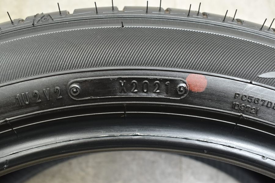 【新車外し バリ溝】ダンロップ エナセーブ EC300+ 215/50R18 2021年製 4本セット レクサス ES ヤリスクロス CX-3 VW  T-Roc アウディ Q2