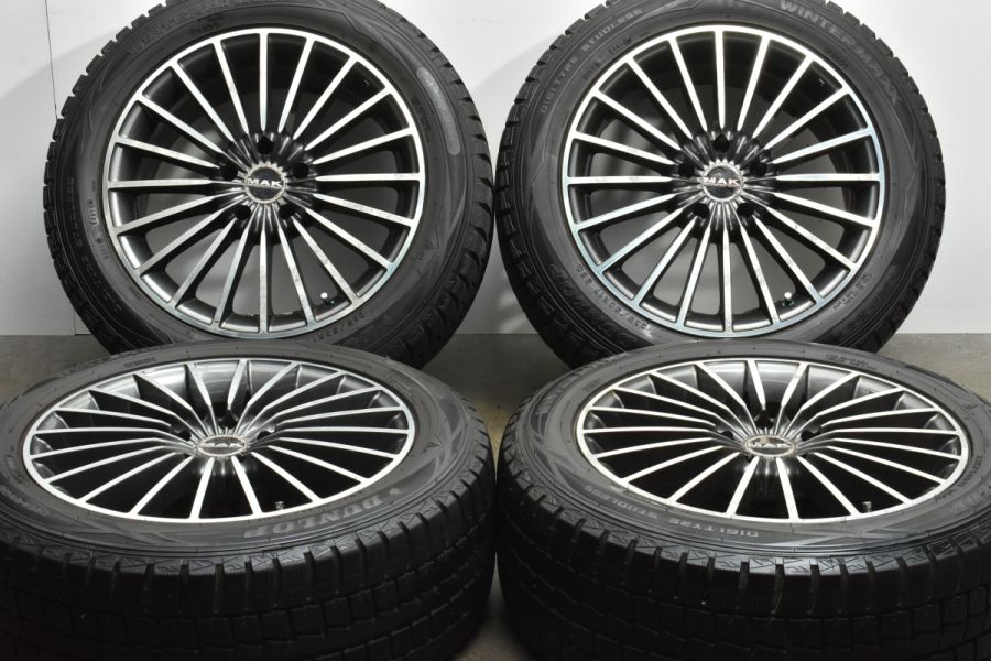 【希少サイズ】MAK VOLARE 17in 8J +35 PCD110 ダンロップ ウインターマックス WM01 235/50R17 アルファロメオ  ジュリア ジュリエッタ