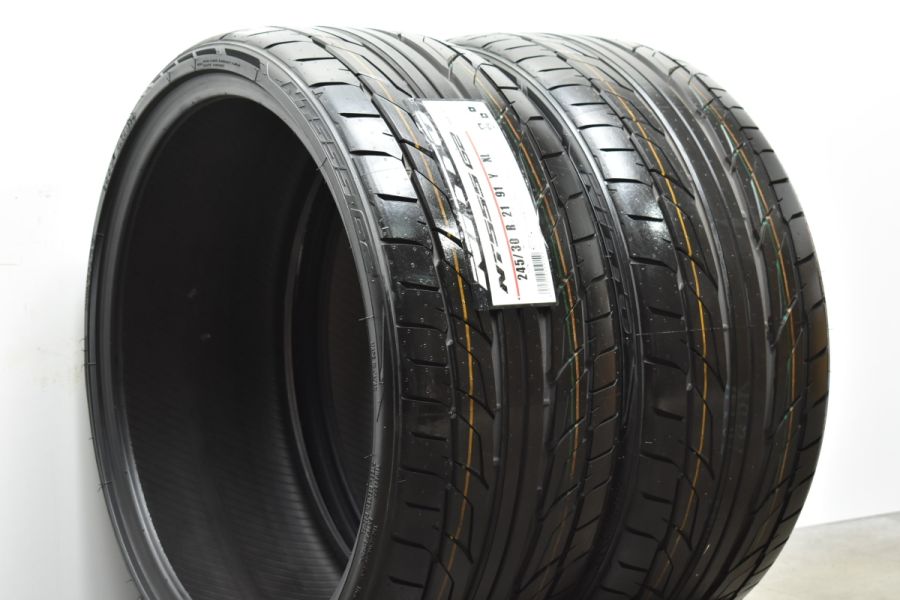 【2022年製 未走行 バリ溝】ニットー NT555 G2 245/30R21 2本 レクサス LS アルファード ヴェルファイア クラウン  スカイライン