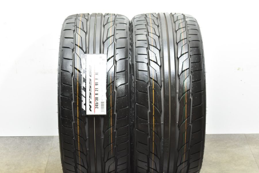 【2022年製 未走行 バリ溝】ニットー NT555 G2 245/30R21 2本 レクサス LS アルファード ヴェルファイア クラウン  スカイライン