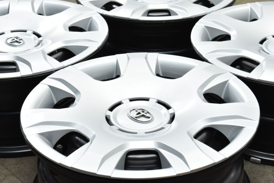 新車外し 美品】トヨタ 200 ハイエース 純正 15in 6J +35 PCD139.7 4本