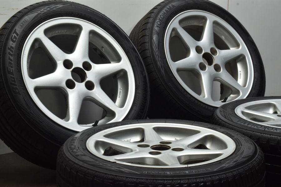 Yuki 7台 BORBET 15in 7J +35 PCD100 2021年製 ヨコハマ ブルーアースGT AE51