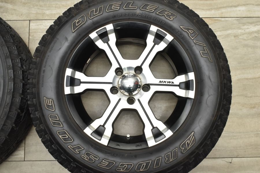 【人気ホイール】MKW MK-36 16in 7J +35 PCD114.3 ブリヂストン デューラー A/T 694 225/70R16 デリカ  アウトランダー エクストレイル