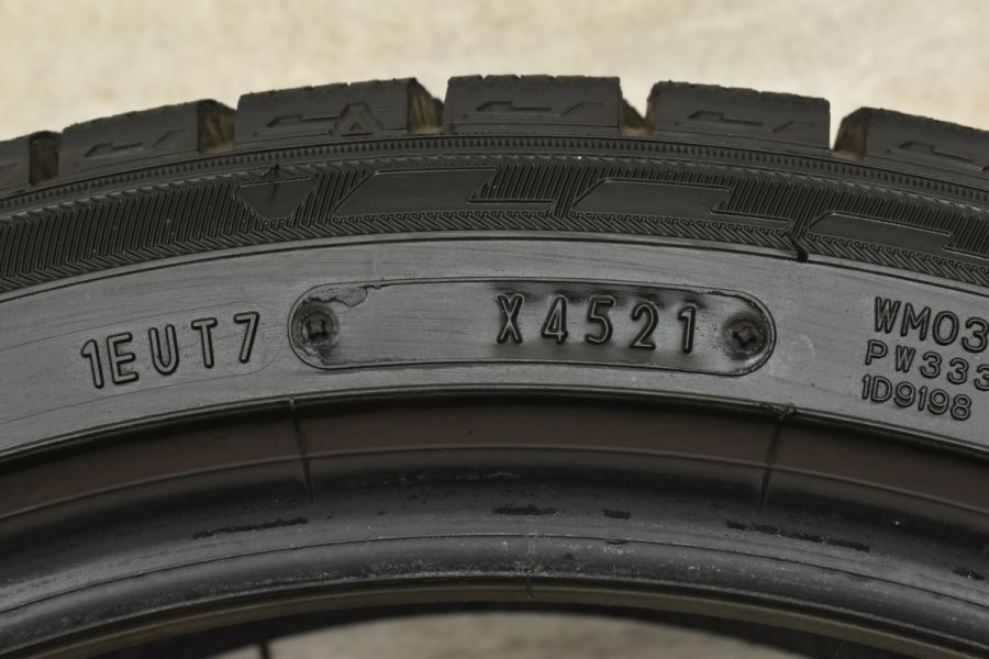 【バリ溝 WM03】ダンロップ ウインターマックス03 225/40R18 4本SET 2021年製 86 カローラスポーツ プリウス シビック  BRZ インプレッサ