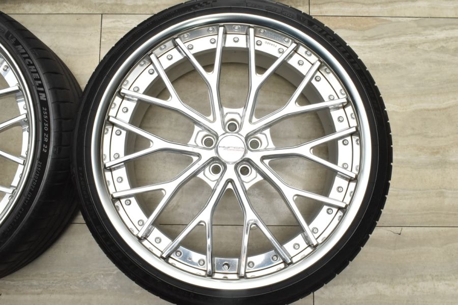 希少 鍛造品】ハイパーフォージド HF-LMC 22in 9.5J+25 10.5J+44 PCD112 ミシュラン パイロットスポーツ 4S ベンツ  Sクラス W223 W222 中古 タイヤホイールセット | パーツ販売ナンバーワン