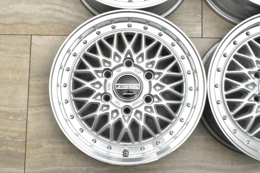 程度良好品】AME STEINER FTX 16in 6.5J +38 PCD139.7 4本セット