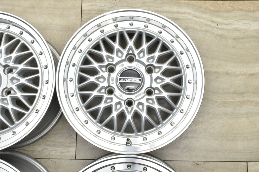 程度良好品】AME STEINER FTX 16in 6.5J +38 PCD139.7 4本セット