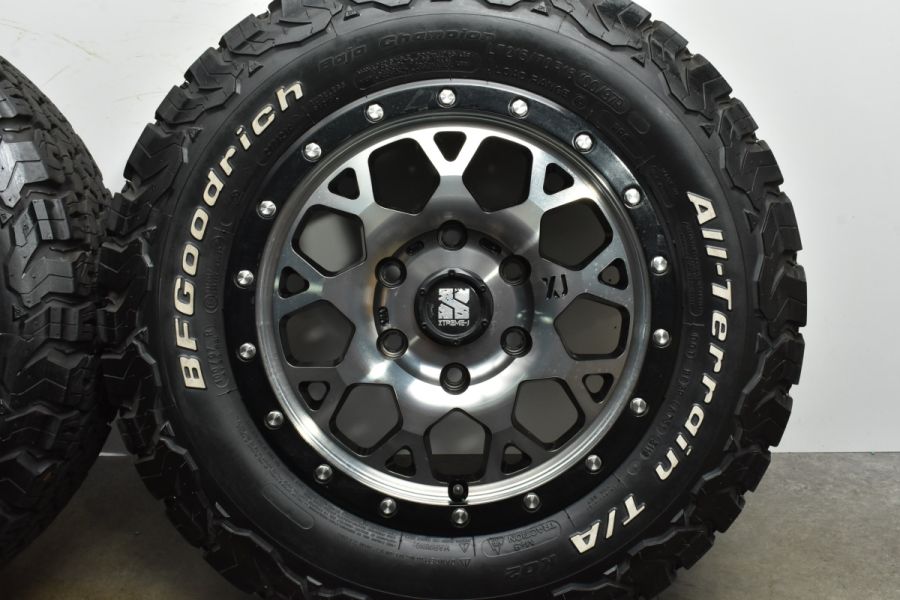 バリ溝 人気ホイール】エクストリームJ XJ04 16in 6.5J +38 PCD139.7 BFグッドリッチ All-Terrain T/A  KO2 LT 215/70R16 ハイエース 中古 タイヤホイールセット | パーツ販売ナンバーワン