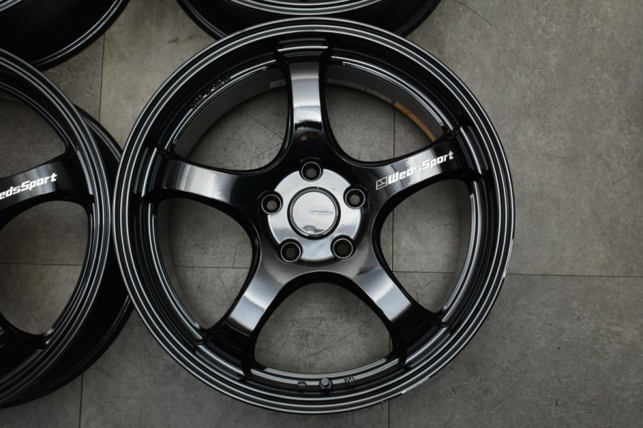 人気ホイール】WedsSport RN-05M 18in 8J+45 PCD114.3 4本 GR