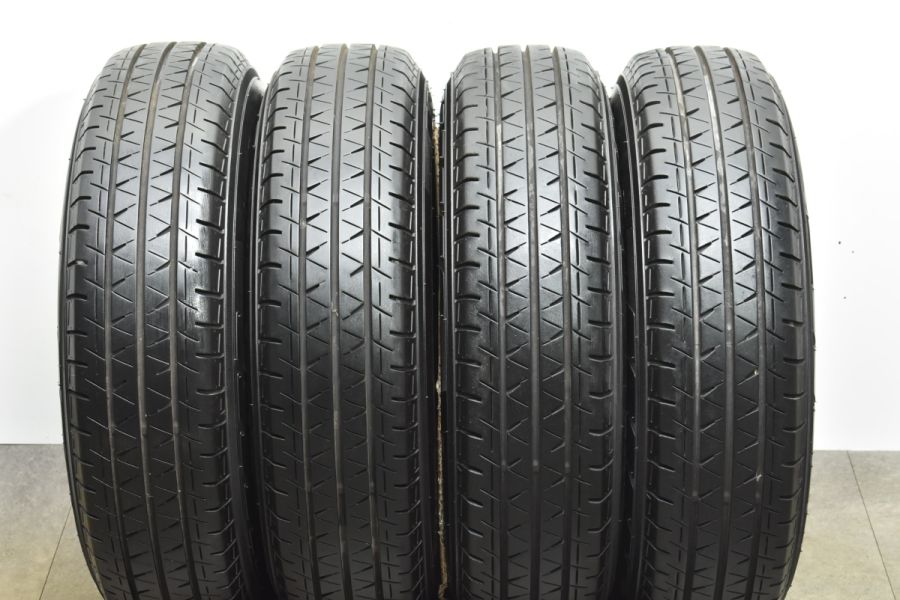 【バリ溝】トヨタ タウンエースバン 純正 13in 5J +50 PCD114.3 ヨコハマ ブルーアース VAN RY55 165/80R13 LT  ライトエースバン