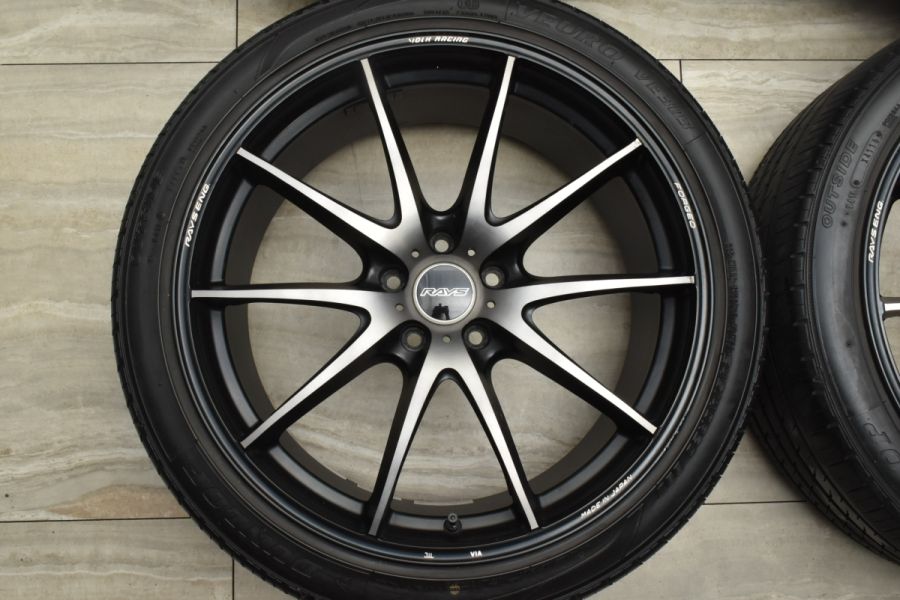 希少 鍛造品】RAYS VOLK RACING G25 Edge 20in 9J+40 PCD114.3 ダンロップ ビューロ VE303  245/40R20 アルファード ヴェルファイア 中古 タイヤホイールセット | パーツ販売ナンバーワン