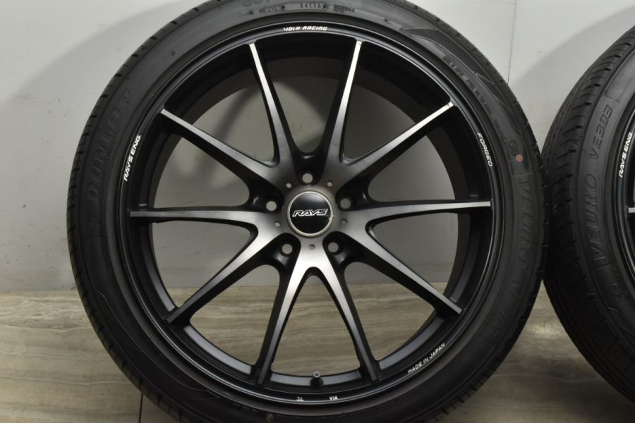 希少 鍛造品】RAYS VOLK RACING G25 Edge 20in 9J+40 PCD114.3 ダンロップ ビューロ VE303  245/40R20 アルファード ヴェルファイア 中古 タイヤホイールセット | パーツ販売ナンバーワン