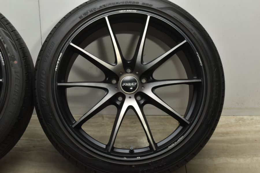 希少 鍛造品】RAYS VOLK RACING G25 Edge 20in 9J+40 PCD114.3 ダンロップ ビューロ VE303  245/40R20 アルファード ヴェルファイア 中古 タイヤホイールセット | パーツ販売ナンバーワン