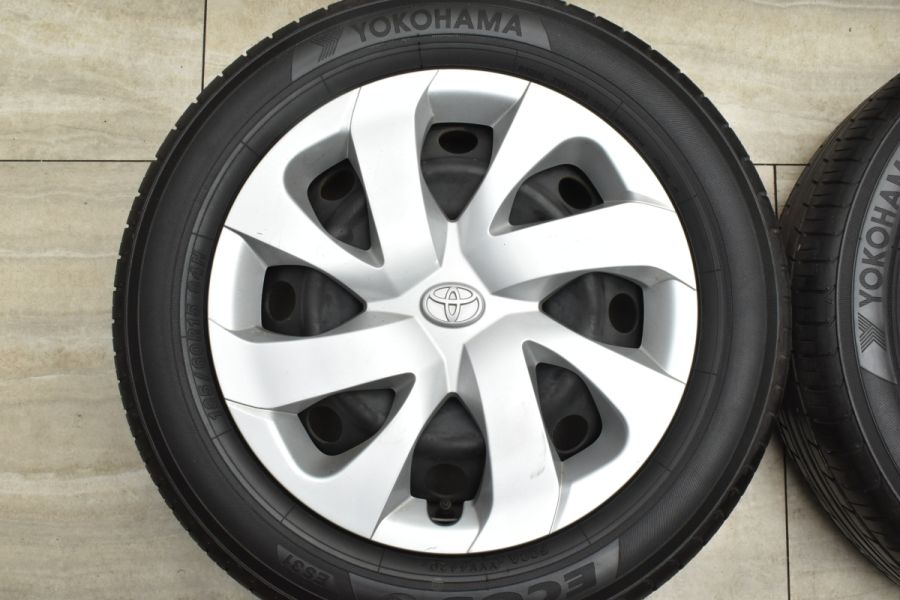 バリ溝】トヨタ シエンタ 純正 15in 5.5J +39 PCD100 ヨコハマ エコス