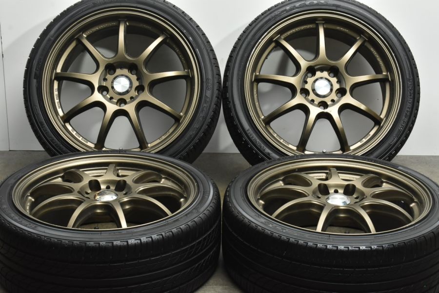 人気ホイール】ワーク エモーション D9R 17in 7J +47 PCD114.3 ヨコハマ エコス ES300 215/40R17  スイフトスポーツ カスタム用 中古 タイヤホイールセット | パーツ販売ナンバーワン