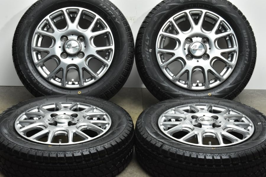 バリ溝 美品】ヴェルザンディ 13in 4.00B +43 PCD100 ハイフライ ウィンツゥリ 212 155/65R13 ワゴンR アルト ミラ  ムーヴ モコ ライフ 中古 スタッドレスタイヤホイールセット | パーツ販売ナンバーワン