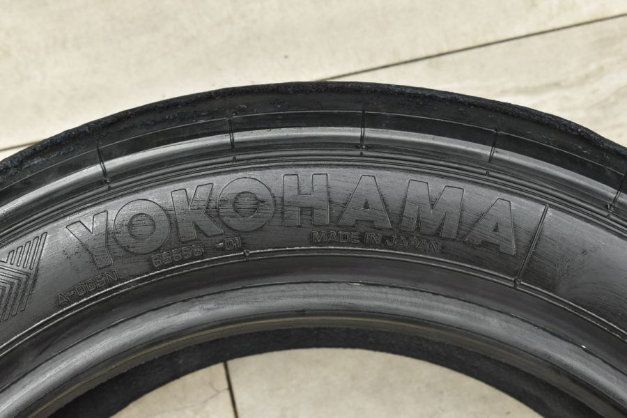 【レーシングスリックタイヤ】ヨコハマ アドバン ADVAN A005N A80（3100）190/580R15 4本セット ドライ Sタイヤ  外径576ｍｍ 総幅216ｍｍ