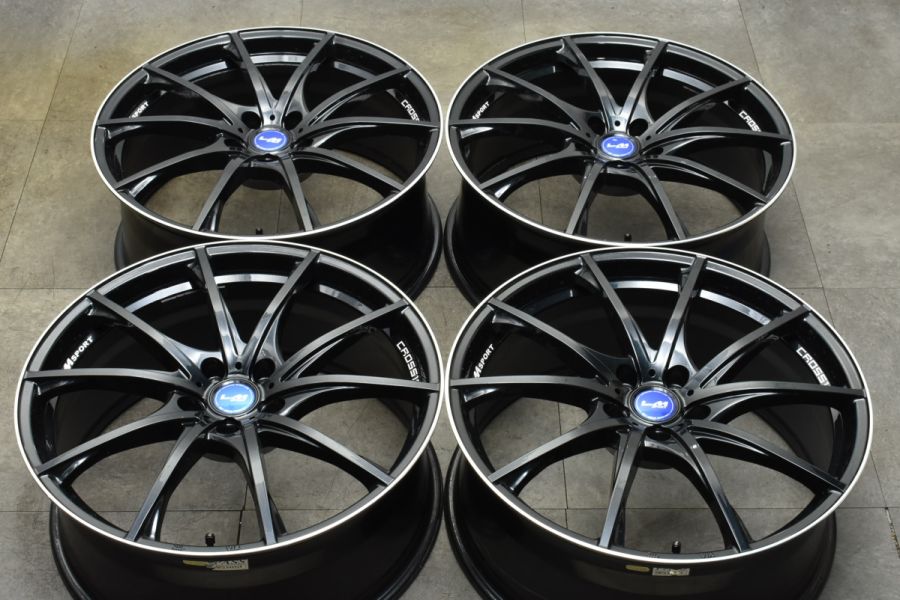 良好品】LMスポーツ クロス10 20in 8.5J +45 PCD114.3 4本セット 