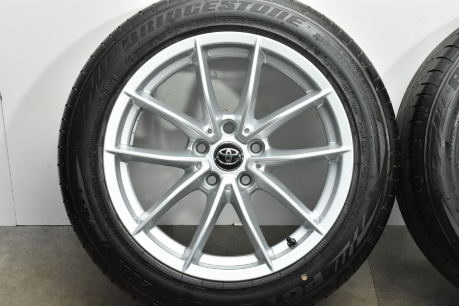 【イボ付 バリ溝】トヨタ 90 スープラ SZ 純正 17in 7.5J +24 8.5J +26 PCD112 ブリヂストン ポテンザ S001  225/50R17 255/45R17