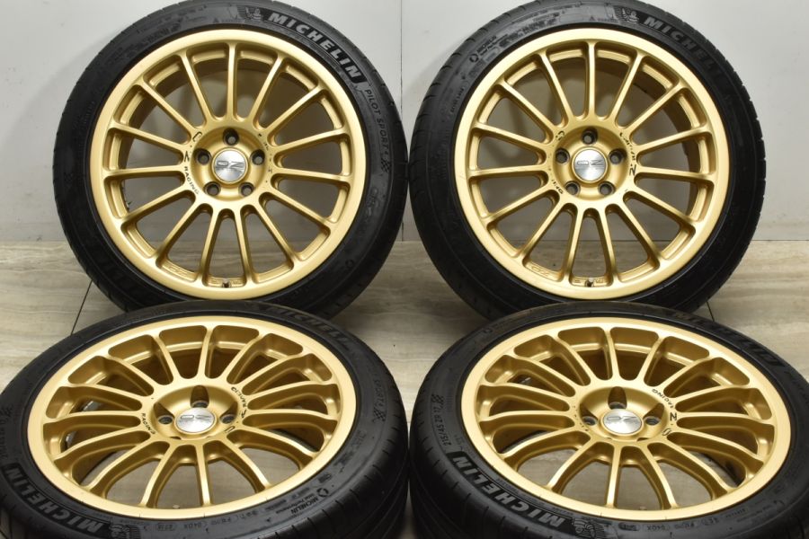 程度良好品】OZレーシング スーパーツーリズモ 17in 7J +48 PCD100 ミシュラン パイロットスポーツ4 215/45R17  インプレッサ BRZ 86 中古 タイヤホイールセット | パーツ販売ナンバーワン