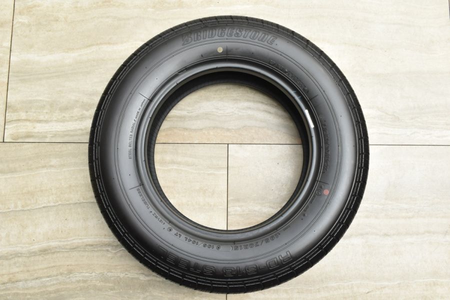 新車外し品 バリ溝】ブリヂストン RD-613 STEEL 195/70R15 106/104L LT 2021年製 4本 ライトトラック カムロード  トヨエース 納車外し 中古 タイヤのみ | パーツ販売ナンバーワン