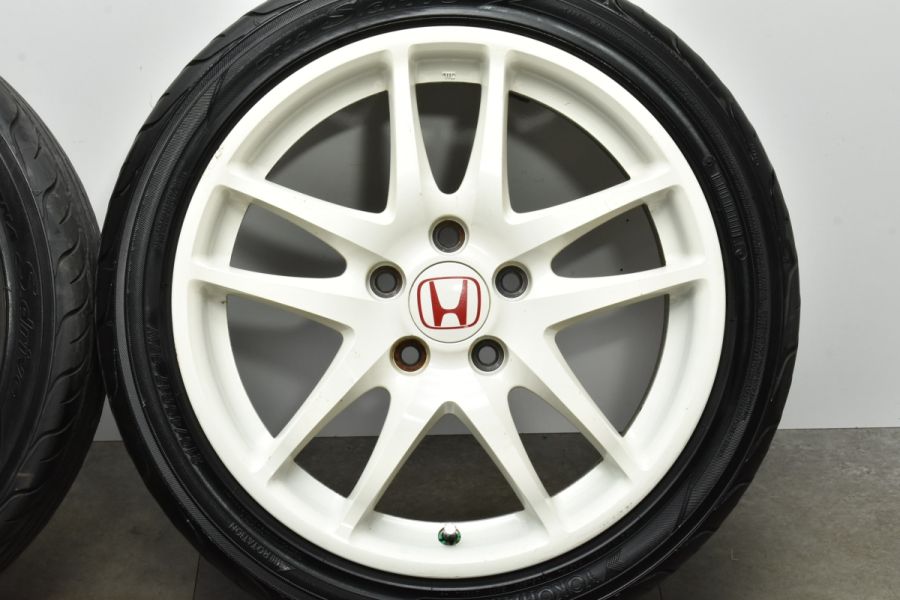 希少品】ホンダ DC5 インテグラ タイプR 純正 17in 7J+60 PCD114.3 ヨコハマ S.drive 215/45R17 アコード  オデッセイ ホワイト TYPE-R 中古 タイヤホイールセット | パーツ販売ナンバーワン