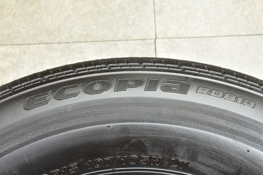 【2023年製 新車外し品】ブリヂストン エコピア RD613 195/80R15 LT レジアスエース ハイエース NV350 キャラバン  ボンゴブローニィバン