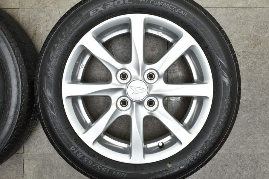 ダイハツ純正ホイール14×4.5J・PCD100+45・タイヤ165/65R14ダイハツ 