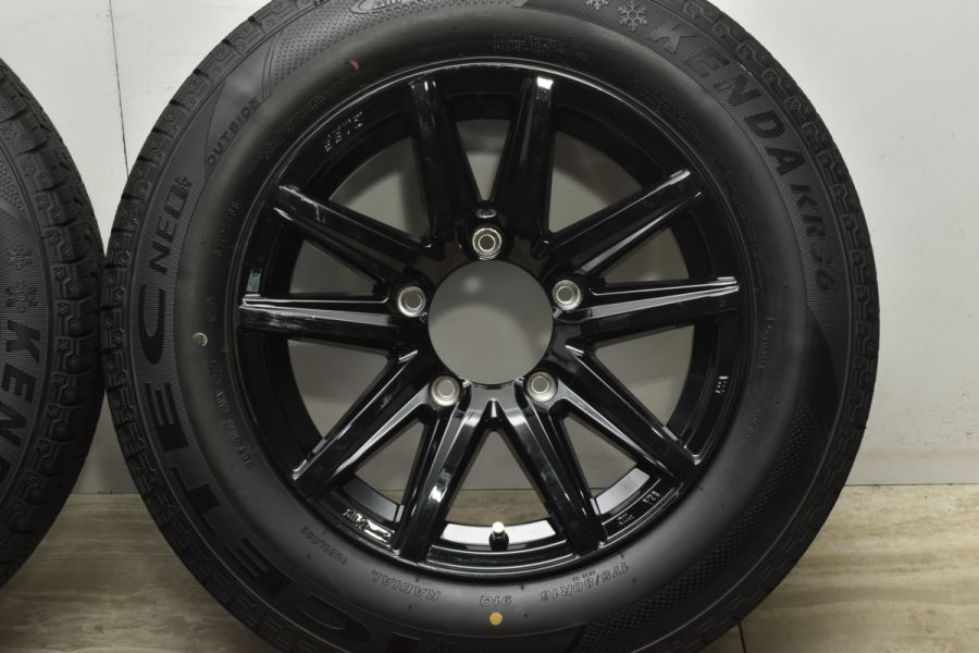 バリ溝 美品】SEIN 16in 5.5J +22 PCD139.7 ケンダ KR36 アイステック