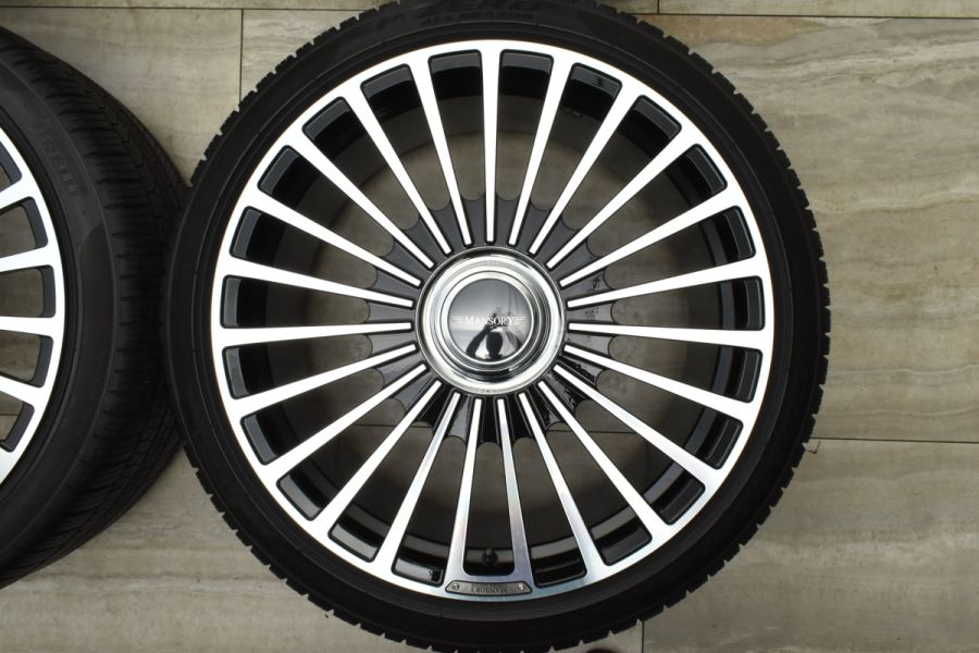 【希少 鍛造 美品】MANSORY FS.23 FORGED 22in 10J +65 12J +55 PCD130 ピレリ P ZERO ...