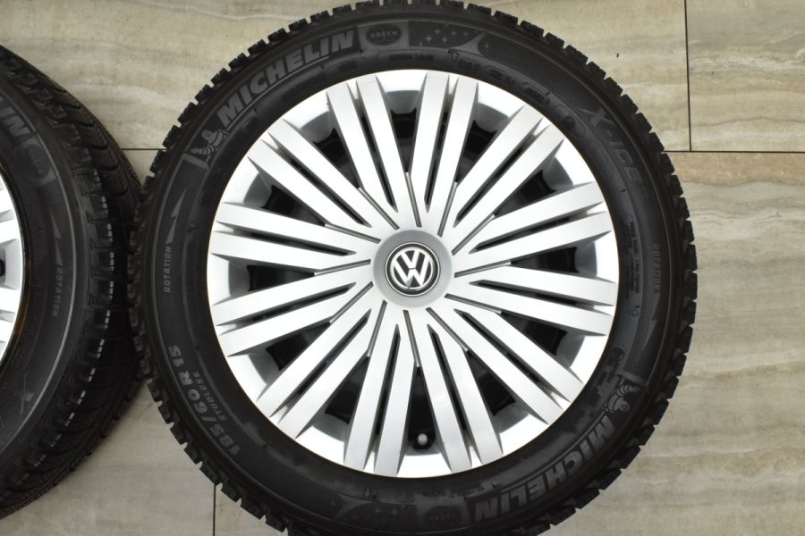 正規品】VW 6R ポロ 純正 スチール 15in 6J +38 PCD100 品番