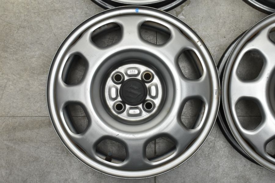 スズキ ハスラー 純正 スチール 15in 4.5J +45 PCD100 4本セット Kei