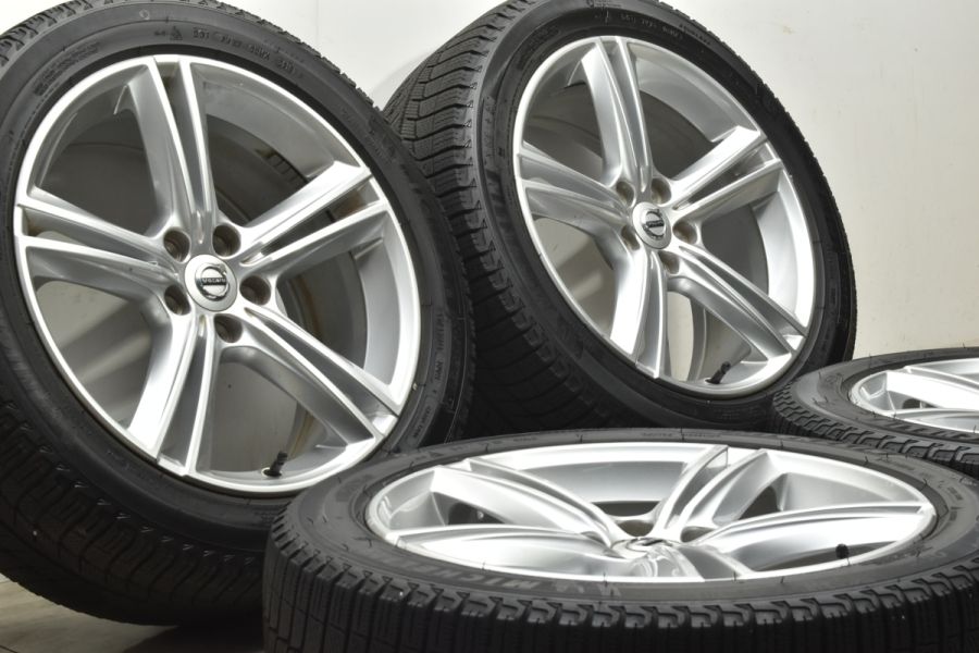 正規品】ボルボ V90 S90 純正18in 8J +42 PCD108 ミシュラン X-ICE3+ 245/45R18 ノーマル戻し S60 V60  流用 品番：31362839 中古 スタッドレスタイヤホイールセット | パーツ販売ナンバーワン