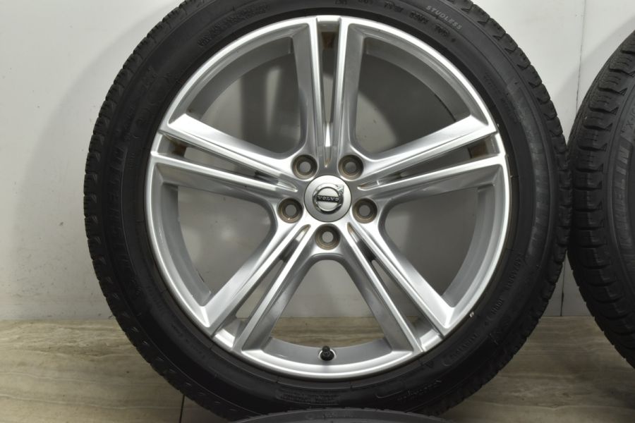 正規品】ボルボ V90 S90 純正18in 8J +42 PCD108 ミシュラン X-ICE3+ 245/45R18 ノーマル戻し S60 V60  流用 品番：31362839 中古 スタッドレスタイヤホイールセット | パーツ販売ナンバーワン