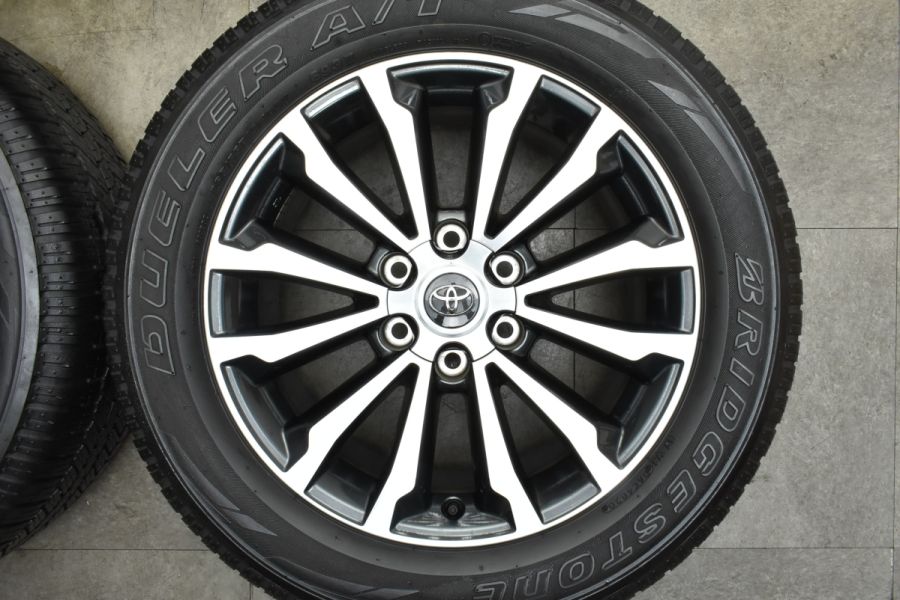 バリ溝 美品】トヨタ 150 ランドクルーザープラド 後期 TZ-G 純正 19in  