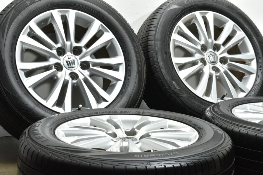 良好品】トヨタ 210 クラウン ロイヤル 純正 16in 7J +40 PCD114.3 215/60R16 200 180 マークX カムリ  エスティマ 流用 ノーマル戻し 中古 タイヤホイールセット | パーツ販売ナンバーワン