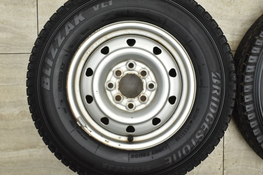 165R13LT 2023年 BS BLIZZAK VL1 バリ山4本セット バリ山 ブリジストン ブリザック VL1 165R13 6pr 2020年製造｜13