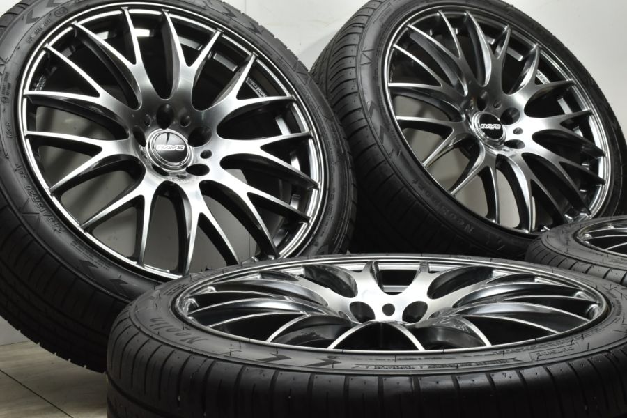 美品】RAYS ホムラ 2x9 PLUS 20in 8.5J +45 PCD114.3 2023年製