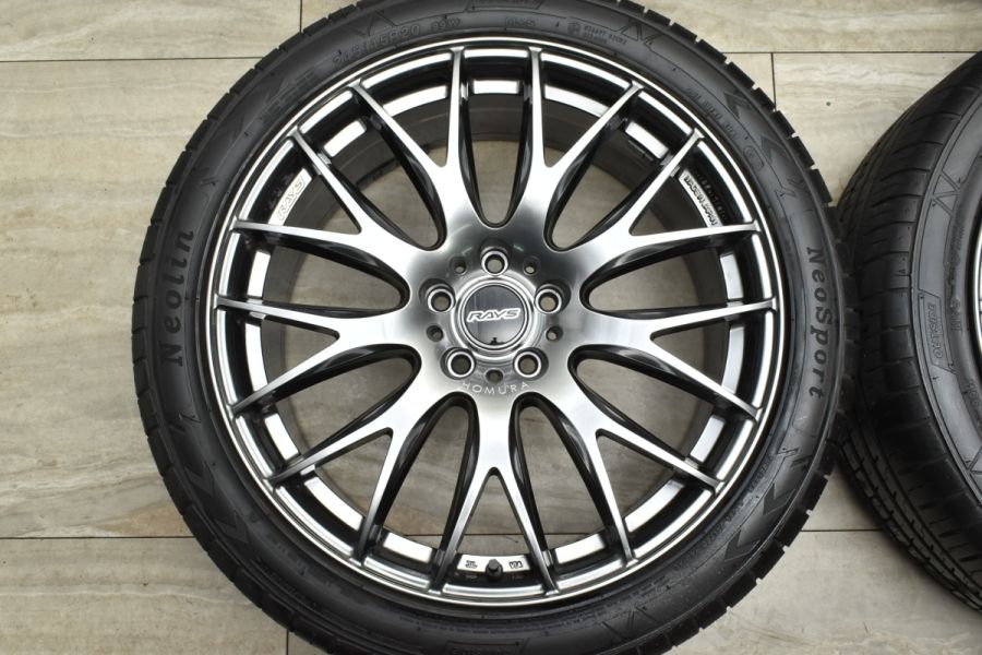 美品】RAYS ホムラ 2x9 PLUS 20in 8.5J +45 PCD114.3 2023年製
