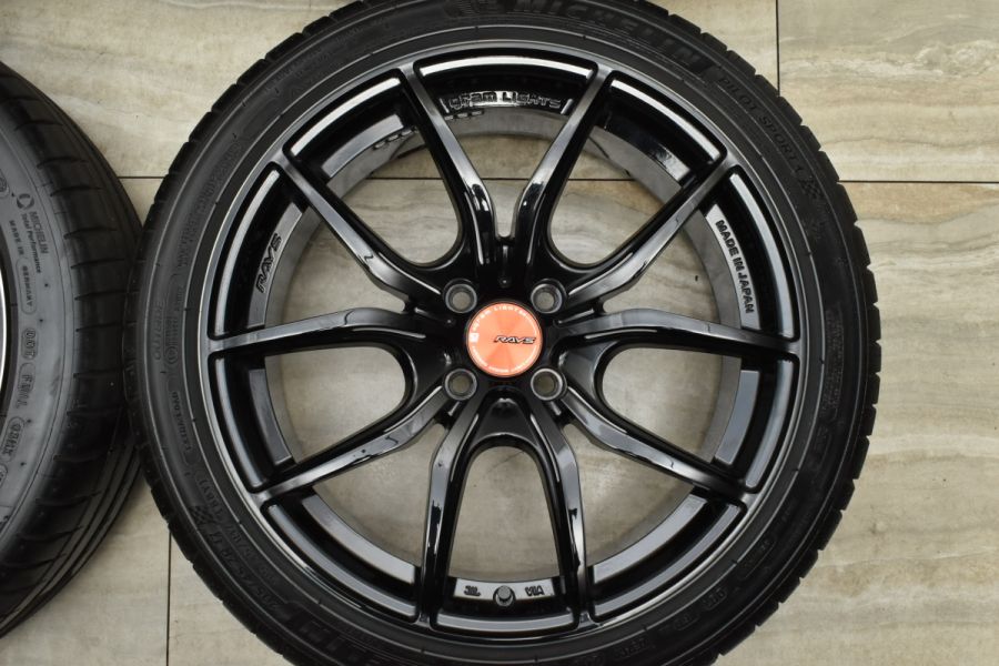 RAYS　 GRAM LIGHTS 57FXX　17インチ4本セット ドレスアップ用に】RAYS GRAM LIGHTS 57FXX 17in 7J +50 PCD114