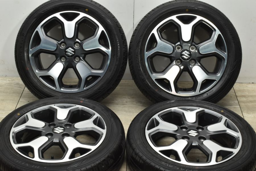 美品】スズキ ハスラー 純正 15in 4.5J +45 PCD100 ダンロップ  
