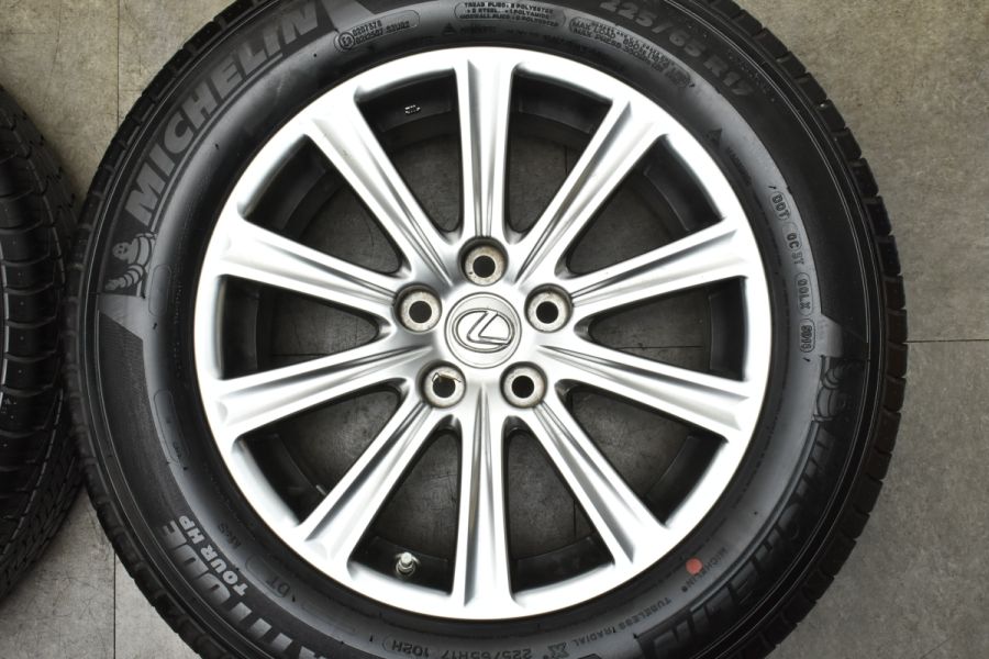 良好品】レクサス NX 純正 17in 7J +35 PCD114.3 ミシュラン