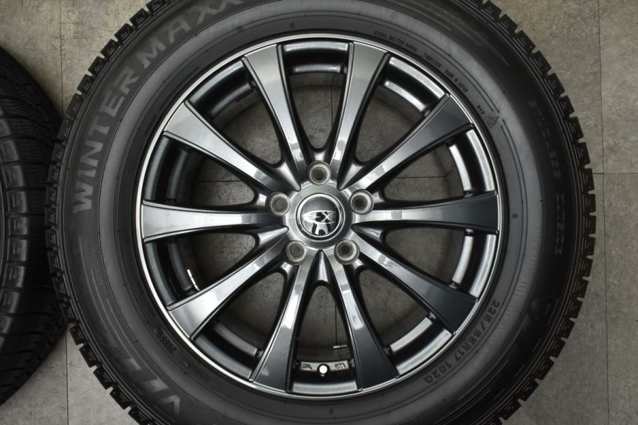 DUNLOP WM03 225/65R17】スタッドレス【PRD 17インチ 7J5HPCD114.3+38 