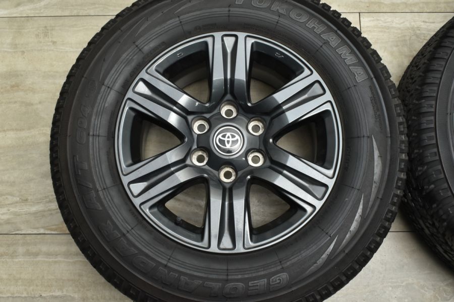 【超美品】ハイラックス後期Ｚグレード純正タイヤ・ホイールセット265/65r17 美品】ハイラックス後期Zグレード純正タイヤ・ホイールセット